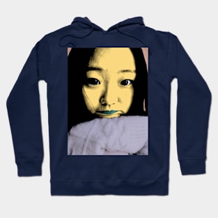 BEAUTIFUL FUNNY ASIAN GIRL POP ART COLOR Hoodie